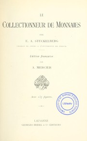 Cover of: Le collectionneur de monnaies