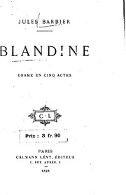Cover of: Blandine: drame en cinq actes by Jules Barbier