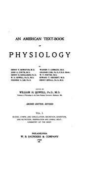 An American text-book of physiology v.2, 1901 by No name