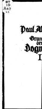 Cover of: Grundriss der Dogmatik