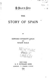Cover of: The Story of Spain by Edward Everett Hale, Susan Hale