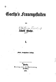 Cover of: Goethe's Frauengestalten