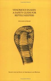 Cover of: Venomous Snakes: A Safety Guide for Reptile Keepers