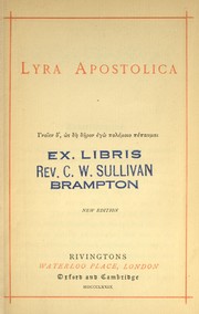 Cover of: Lyra apostolica. | 