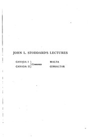 Cover of: John L. Stoddard's Lectures by John L. Stoddard