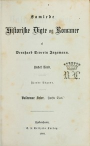 Cover of: Valdemar Seier: historisk roman