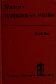 Cover of: Handbook of English. by John E. Warriner