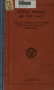 Cover of: Public works of the Navy