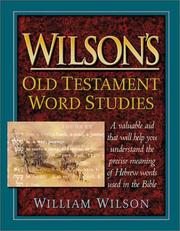 Cover of: Wilson's Old Testament Word Studies by William Wilson
