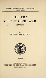 Cover of: The era of the Civil War, 1848-1870