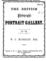 Cover of: The British photographic portrait gallery