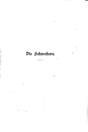Cover of: Die Schwestern: Roman