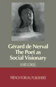 Cover of: Gérard de Nerval: the poet as social visionary