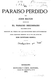 Cover of: El paraíso perdido