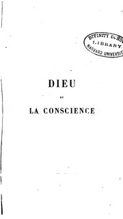 Cover of: Dieu et la conscience