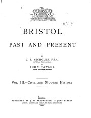 Cover of: Bristol past and present