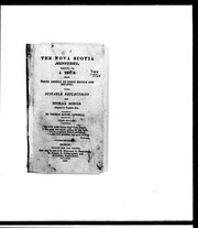 Cover of: The Nova Scotia minstrel: written on a tour from North America to Great Britain and Ireland, with suitable reflections and moral songs adapted to popular airs