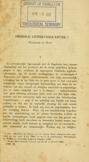 [Articles from the Dutch magazine "De Gids", 1891]