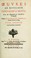Cover of: Oeuvres