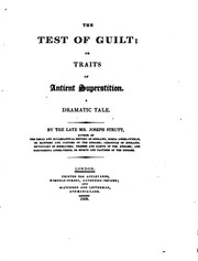 Cover of: The test of guilt: or Traits of ancient superstition.