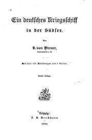 Cover of: Ein deutsches kriegsschiff in der Südsee by B. von Werner