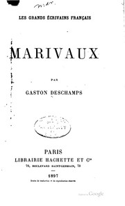 Cover of: Marivaux by Gaston Deschamps