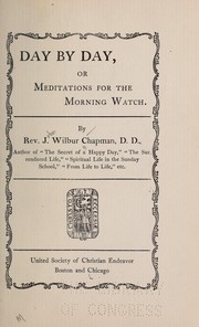 Cover of: Day by day by J. Wilbur Chapman