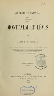 Cover of: Montcalm et Lévis \ by H. R. Casgrain