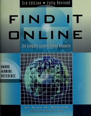 Cover of: Find it online by Alan M. Schlein