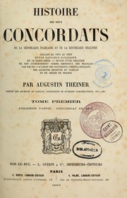 Cover of: Histoire des deux concordats de la Republique francaise et de la Republique cisalpine conclus en 1801 et 1803 ...