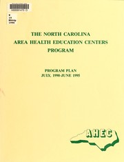 Cover of: Program plan: July 1, 1990-June 30, 1995