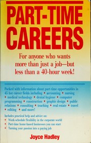 Cover of: Part-time careers by Joyce Hadley Copeland