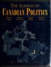 Cover of: The Almanac of Canadian politics by D. Munroe Eagles ... [et al.].
