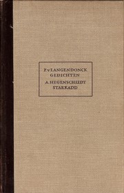 Cover of: Gedichten ; Starkadd : drama