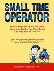 Cover of: Small Time Operator by Bernard B. Kamoroff
