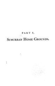 Cover of: The art of beautifying suburban home grounds of small extent by Frank J. Scott