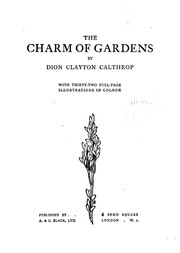 Cover of: The charm of gardens