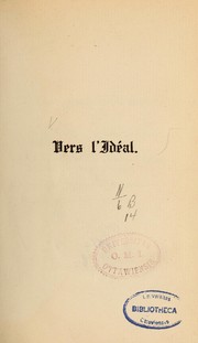 Cover of: Vers l'idéal