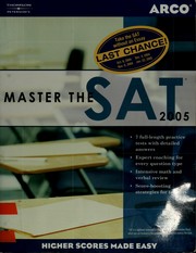 Cover of: Master the SAT 2005 by Phil Pine