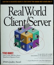 Cover of: Real world client/server by Krantz, Steve