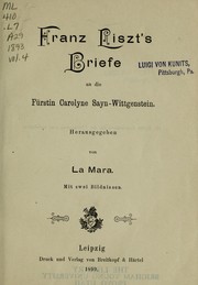 Franz Liszt's Briefe by Franz Liszt
