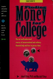 Cover of: Bear's guide to finding money for college