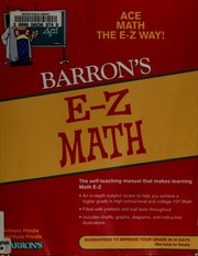 Cover of: E-z math. by Anthony Prindle