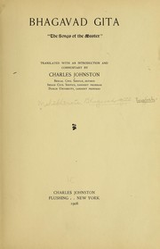 Bhagavad-gîta by Johnston, Charles