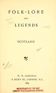 Cover of: Folk-lore and legends.
