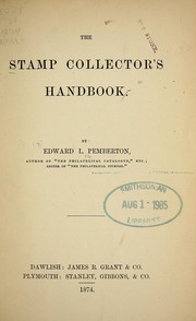 Cover of: The stamp collector's handbook