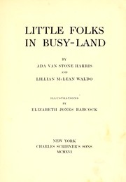 Cover of: Little folks in Busy-land