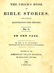Cover of: The child's book of Bible stories with practical illustrations and remarks on the Fall