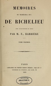Cover of: Mémoires du général Dumouriez pour servir à l'histoire de la Convention nationale