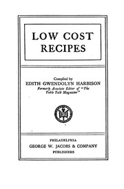Cover of: Low cost recipes